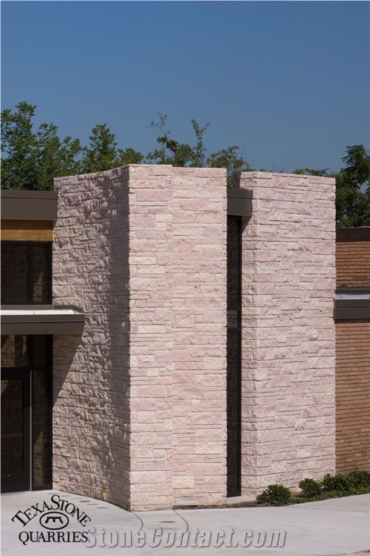 Desert Sunset Limestone Entry Column Veneer