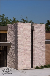 Desert Sunset Limestone Entry Column Veneer