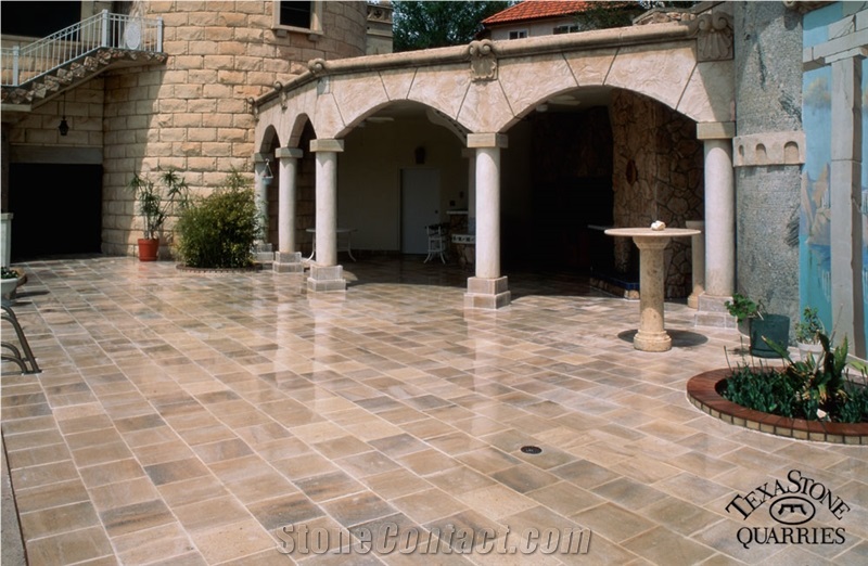 Permian Sea Coral Pool Coping and Decking