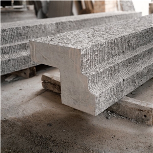 New Yangtze Limestone Coarse Adze Garden Gate Wall