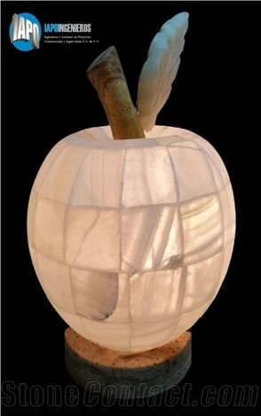 Apple Onyx Box Lamp