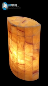 Drop Shape Onyx Lamp