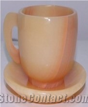 Onyx Cup and Plate