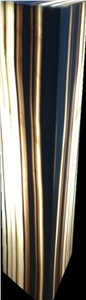 Prism Lamp Made Of Mexico Multicolor Onxy