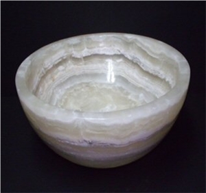 Round Onyx Washbasin