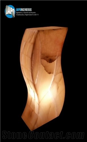 Wavy Onyx Lamp