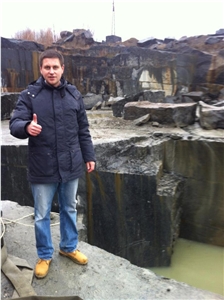 Labradorit Volga Blue Granite Blocks