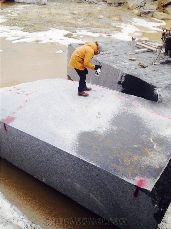 Labradorit Volga Blue Granite Blocks