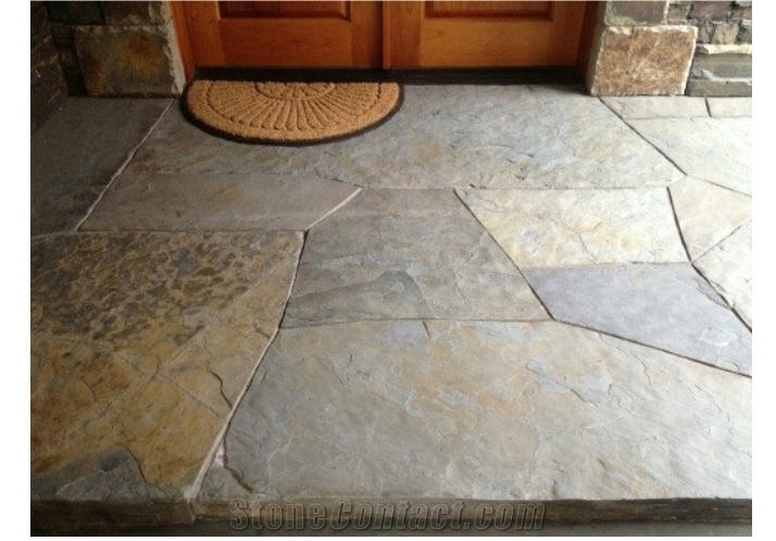 Glacier Green Irregular Cut Flagstone Select Patio Flooring