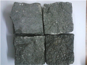 Absolute Black Granite Cobble Stone & Pavers India