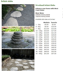 Toaroha Flagstone Paving Schist, Stepping Stone
