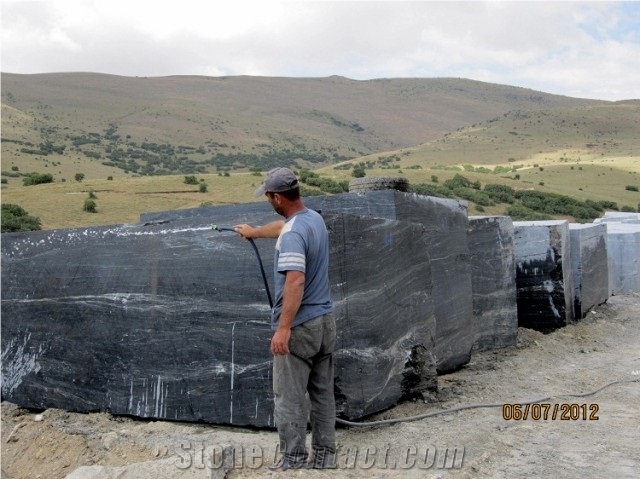 Nero Picasso Marble Blocks
