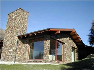 Alexandra Brown Stone Split Masonry, Alexandra Brown Schist Wall