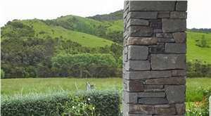 Hyde Brown Schist Ledge Stone Column Hyde Brown Schist Ledge Stone Column