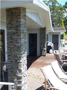 Glen Ida Schist Stone Column Cladding