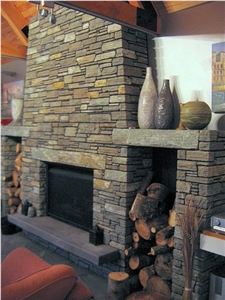 Paradise Stone Fireplace