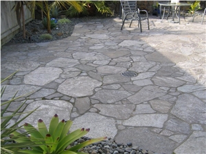 Waitaha Schist Stone Irregular Patio Flagstone Paver