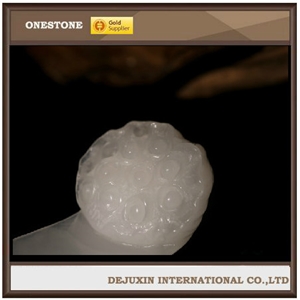 Furnished Articles Jade Carving, White Quartzite Art Works