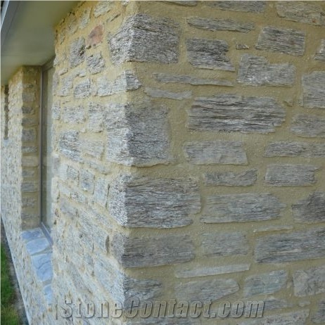 Gibbston Grey Schist with Plaster