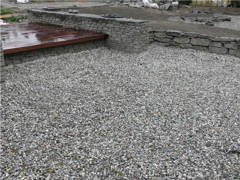 Gibbston Grey Schist Pond Wall
