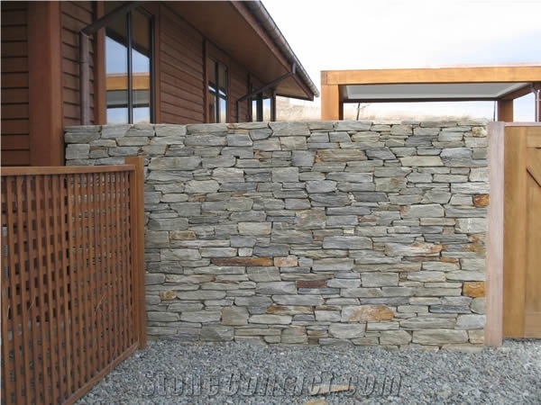 Wanaka Schist Stone Exterior Features