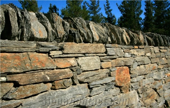 Southland Green Stone Dry Stack Retaining or Free Standing Walls
