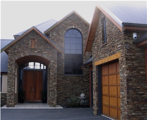 Alexandra Brown Stone Wall Cladding, Alexandra Schist Brown Slate Building & Walling