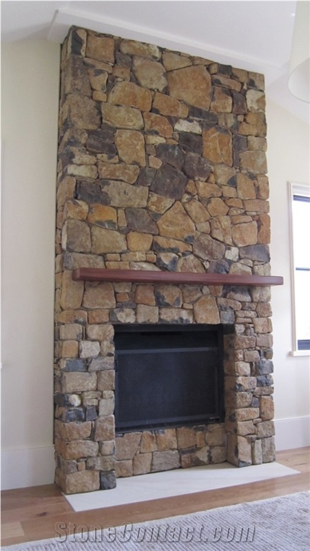 Kiama Basalt Fireplace Surround Walling