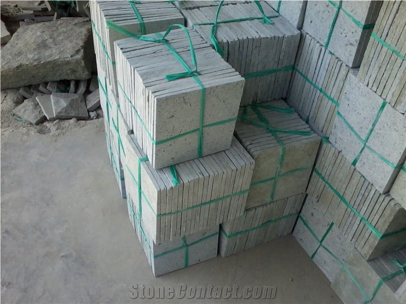 Green Stone Slabs & Tiles, Indonesia Green Basalt