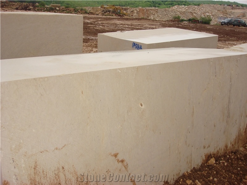 Vratsa Limestone Block, Bulgaria Beige Limestone