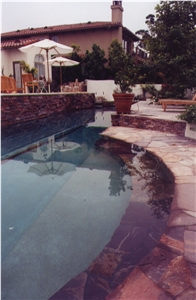 Grand Canyon Sandstone Flagstone Light & Dark Mix Pool Pavers