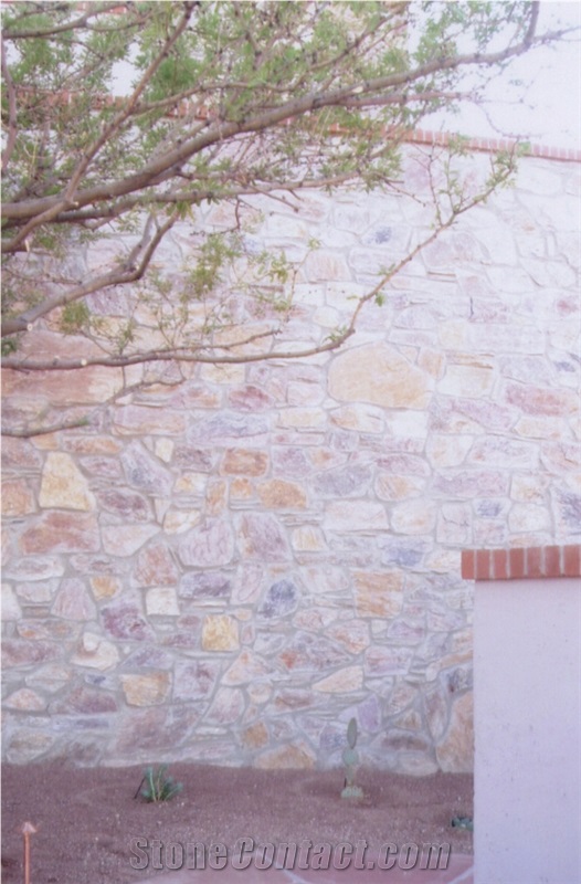 Martinique Quartzite Split Face Thin Wall Veneer