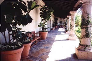 Sonoran Gold Quartzite Flagstone Patio, Yellow Quartzite Flagstone Patio