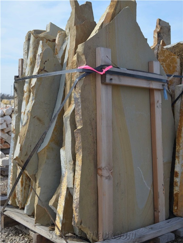 Seminole Sandstone Select Rock Face Flag Slabs
