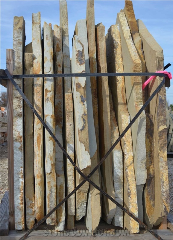 Seminole Sandstone Select Rock Face Flag Slabs