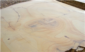 Swirl Sandstone Sawn Cut Slabs
