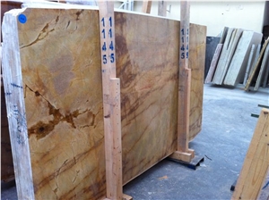 Picassoro Marble Block, Turkey Yellow Marble
