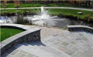 Irregular Natural Cleft Bluestone Flagstone Patio Pavement