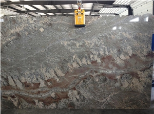 2cm Bordeaux River Granite Slabs