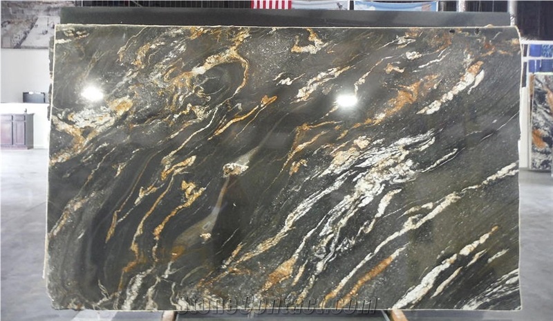 3cm Black Taurus Granite Slabs