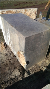 Silver Travertine Blocks