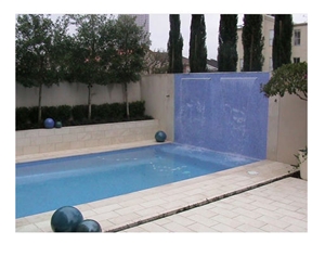 Prairie Shell Limestone Sawn Cut Swimming Pool Pavement