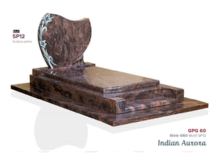 Indian Aurora Granite Single Monument Indian Aurora Granite Single Monument