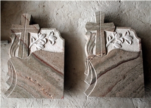 China Beige Marble Monument & Tombstone
