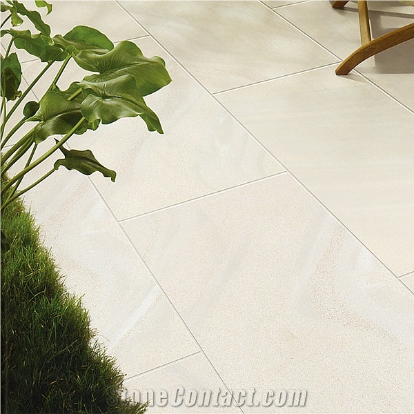 Ivory Sand Tone Style Glazed Porcelain Floor Tile Outside