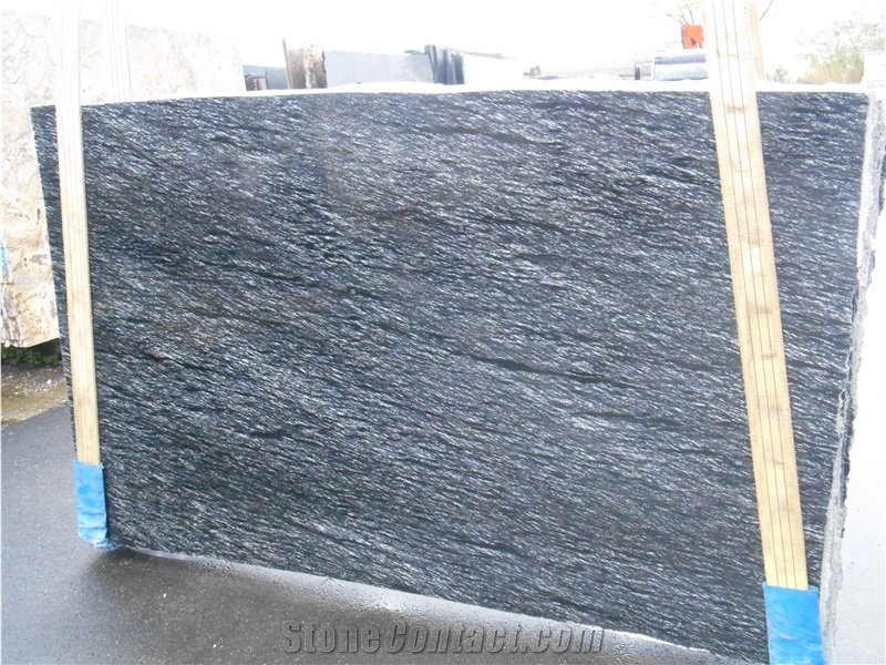 Portoro and Diamond Fall Marble Slabs