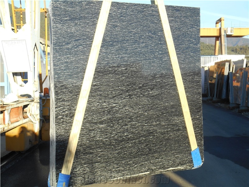 Portoro and Diamond Fall Marble Slabs