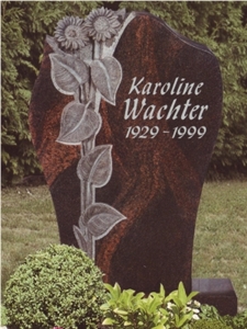 German Memorial Engraved Stone Tombstone & Monuments