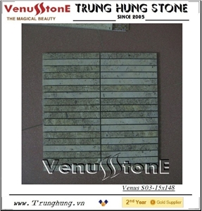 15*148 Beige Carpetr Polished Marble Mosaic Tiles