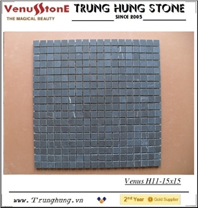 15*15 Black Vein Marble Honed Mosaic Tiles 15*15 Black Vein Marble Honed Mosaic Tiles
